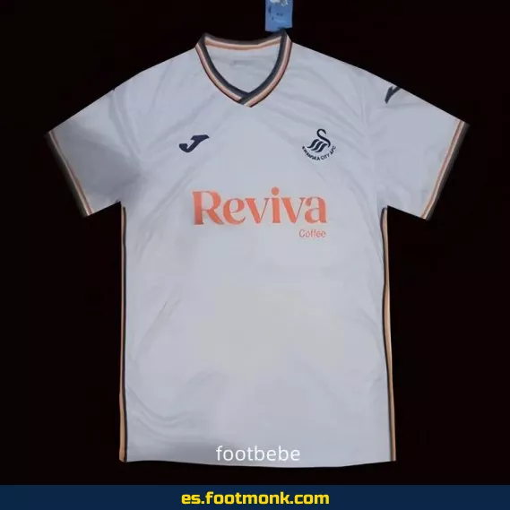 Camiseta Oficial Swansea City 2024-2025 Local Blanca – Edición Nueva Temporada