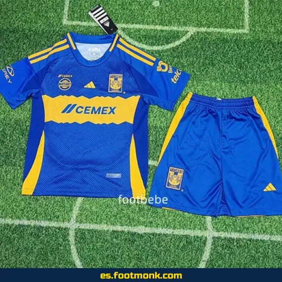 Camiseta Oficial Tigres UANL Niños 2024-2025 - Tercera Equisación - Envío Rápido
