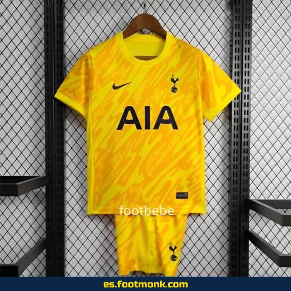 Camiseta Tottenham Niño 2024-2025 Amarilla – Edición Oficial
