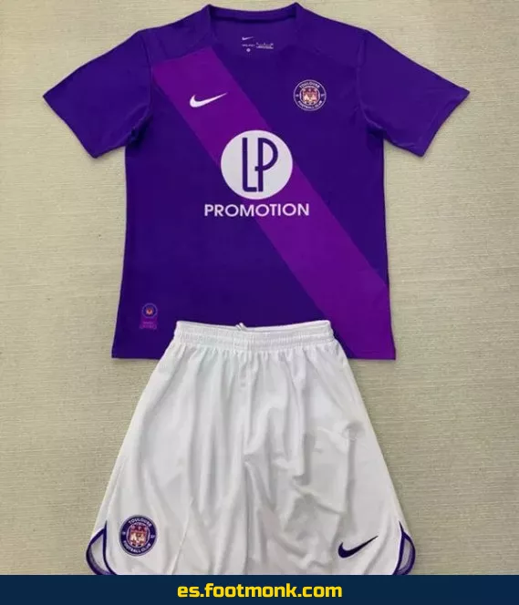 Camiseta Oficial Toulouse Niño 2024-2025 Local Violeta – Edición Especial