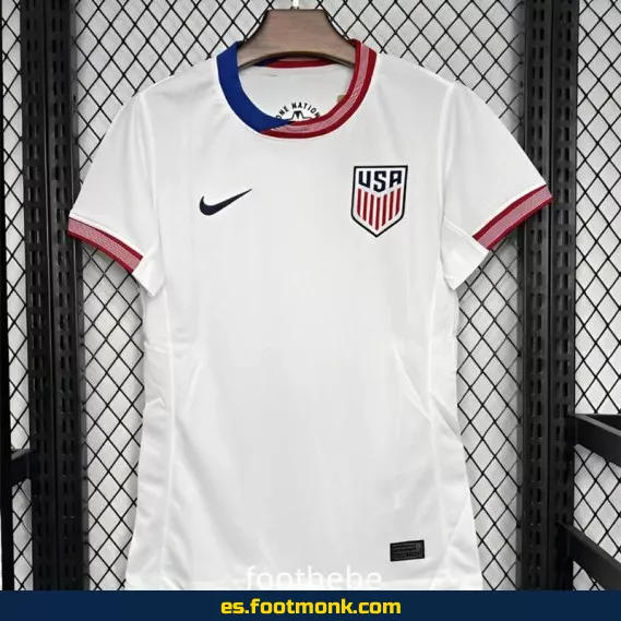 Camiseta USA Mujer 2024-2025 Local Blanca – Edición Oficial