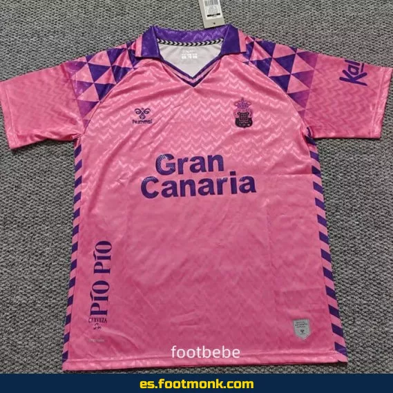 Camiseta Oficial UD Las Palmas 2024-2025 Rosa – Edición Nueva Temporada, Réplica de Calidad