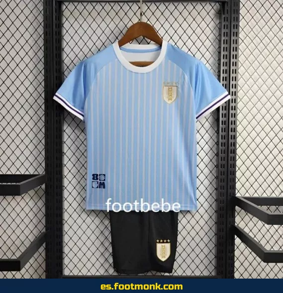Camiseta Uruguay Niños 2024 Local Azul – Oficial, Edición Especial