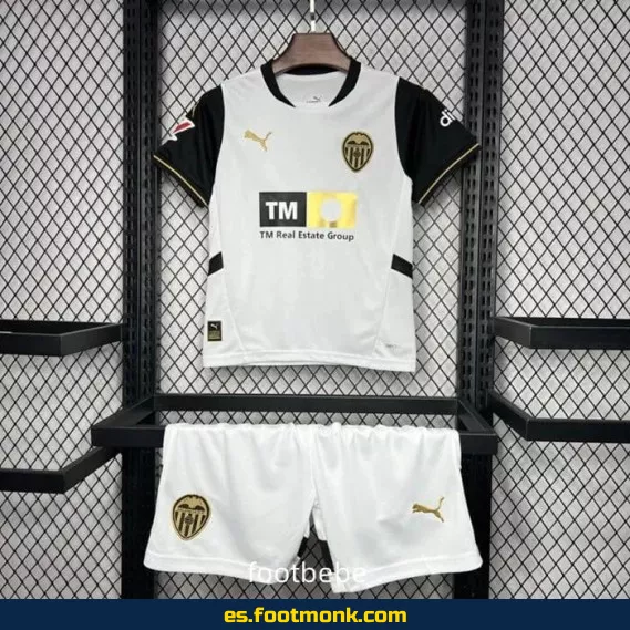 Camiseta Valencia CF Niños 2024-2025 Primera Equipación - Envío a Domicilio