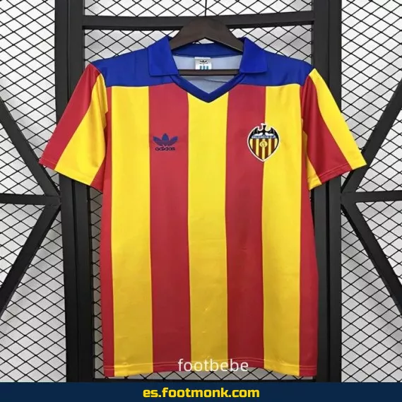 Camiseta Retro Valencia CF Vintage 1980-1982 - Edición Especial Domicilio - Réplica Oficial