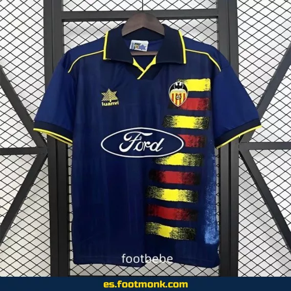 Camiseta Retro Valencia CF Vintage 1996-1997 Local - Edición Clásica