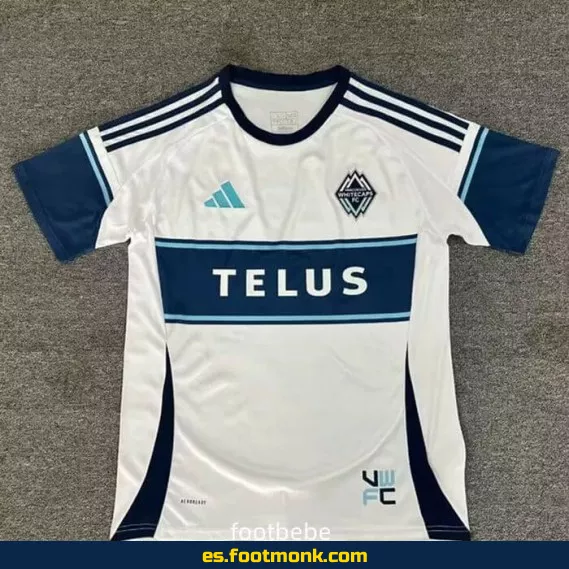 Camiseta Oficial Vancouver Whitecaps 2025-2026 Blanca – Edición Nueva Temporada