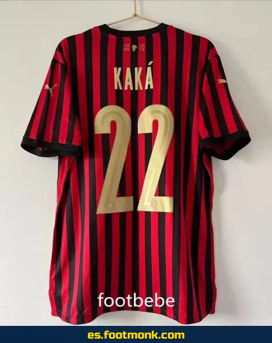 Camiseta Retro AC Milan 2019 - 120 Aniversario - Edición Especial - Domicilio - Réplica Oficial