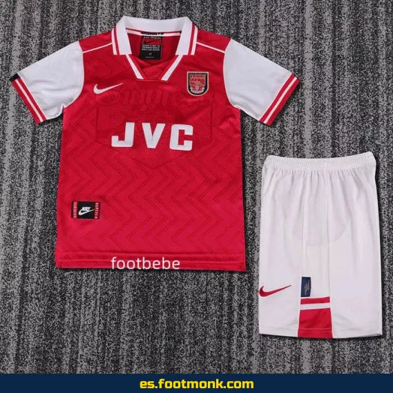 Camiseta Retro Arsenal Infantil 1996-1997 - Edición Clásica Domicilio