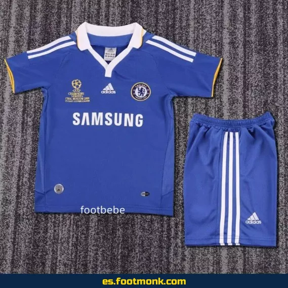 Camiseta Vintage Chelsea Niños 2007-2008 Local – Edición Especial Retro