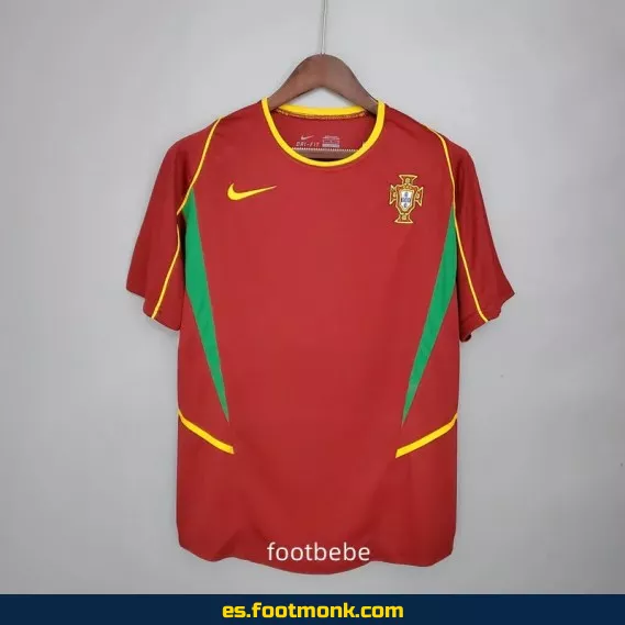 Camiseta Vintage Portugal 2002 Local - Edición Retro