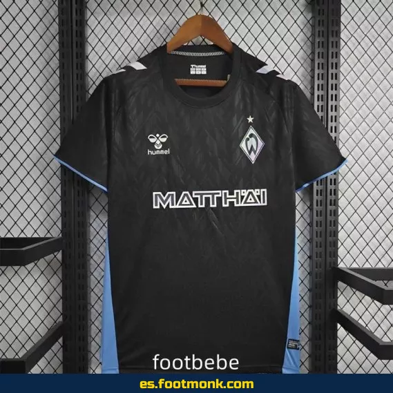 Camiseta Tercera Equipación Werder Bremen 2024-2025 Negra – Edición Oficial