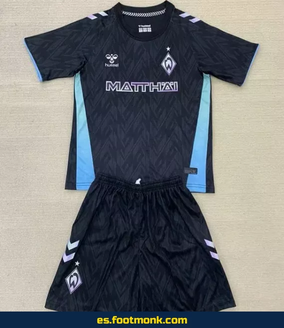 Camiseta Tercera Equipación Werder Bremen Niños 2024-2025 – Oficial