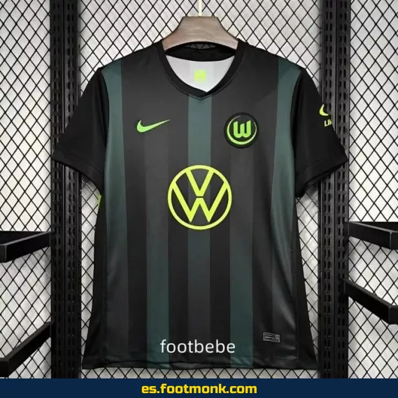 Camiseta Wolfsburgo 2024-2025 Tercera Equisación Negra – Edición Oficial