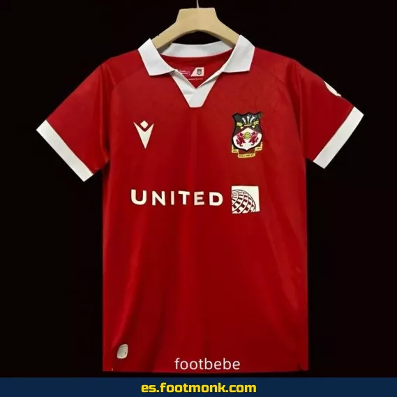 Camiseta Wrexham 2024-2025 Local Roja – Edición Oficial
