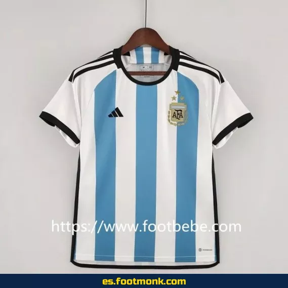 Camiseta de fútbol Argentina 3 estrellas 2022-2023 local – Oficial, réplica y edición especial