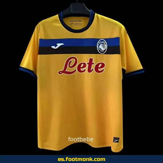 Camiseta oficial Atalanta 2024-2025 Tercera equipación amarilla - Edición especial