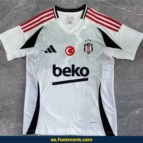 Camiseta de Fútbol Beşiktaş 2024-2025 Tercera Equipación Blanca – Edición Oficial