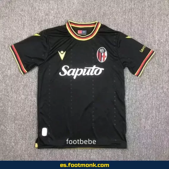 Camiseta de Fútbol Bologna 2024-2025 Tercera Equipación Negra - Edición Oficial