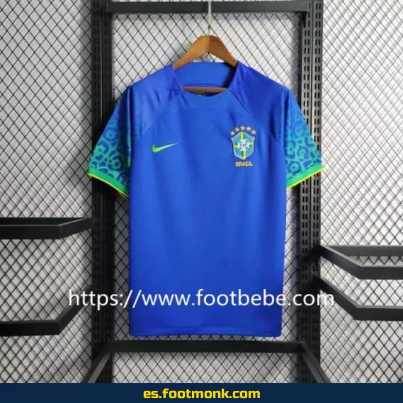 Camiseta de fútbol Brasil Mundial 2022 - Edición Exterior | Réplica Oficial