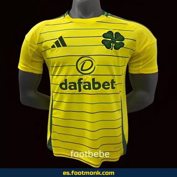 Camiseta oficial del Celtic FC 2024-2025 visitante amarilla – Edición especial nueva temporada