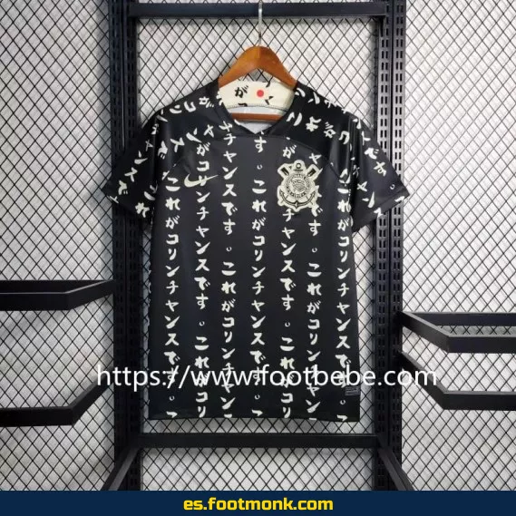 Camiseta oficial Corinthians 2023-2024 negra - Edición especial nueva temporada