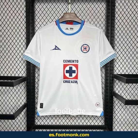 Camiseta Oficial Cruz Azul 2024-2025 Blanca - Tercera Equipación, Edición Nueva Temporada