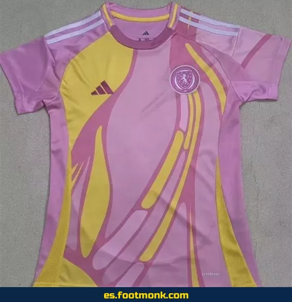 Camiseta de Fútbol Escocia Mujer 2025-2026 Rosa – Oficial, Edición Especial