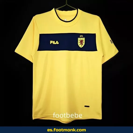 Camiseta de fútbol retro Escocia 2012 visitante amarilla - Edición especial