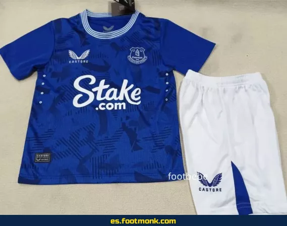 Camiseta oficial de fútbol Everton infantil 2024-2025 azul – Tienda de camisetas de fútbol para niños