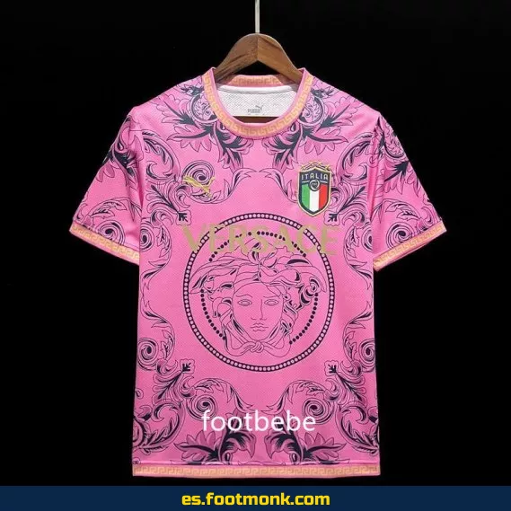 Camiseta de fútbol Italia Versace 2023-2024 rosa - Edición especial - Selecciones nacionales