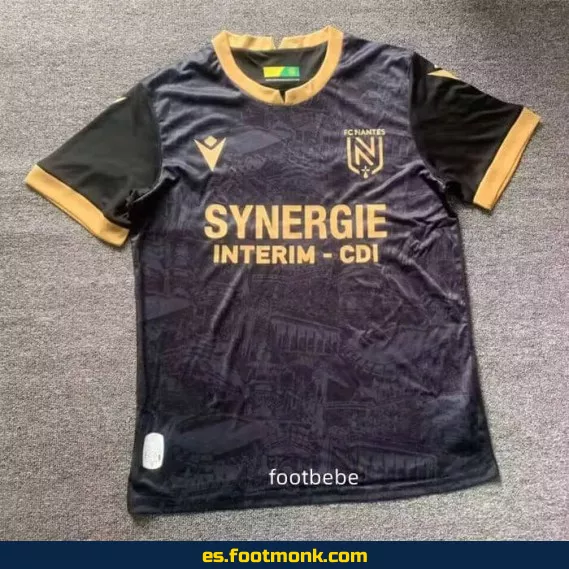 Camiseta oficial del Nantes 2024-2025 - Tercera equipación negra - Edición especial