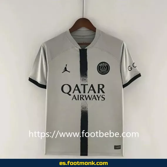 Camiseta de fútbol PSG Jordan 2022-2023, edición especial, exterior blanca