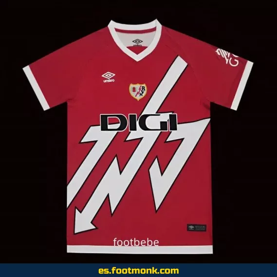 Camiseta oficial Rayo Vallecano 2024-2025 local - Compra ahora en nuestra tienda de fútbol