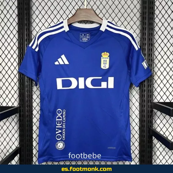 Camiseta oficial del Real Oviedo 2024-2025 - Primera Equipación - Envío a domicilio