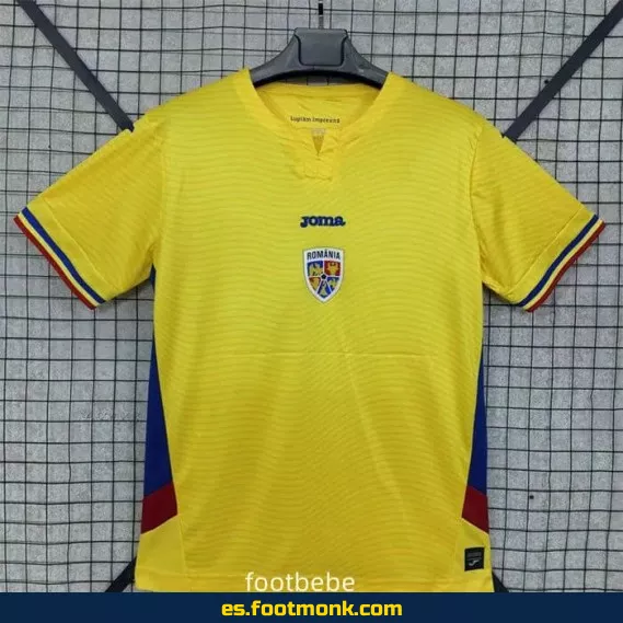 Camiseta de fútbol de Rumania 2025-2026 local - Oficial, personalizable y envío a domicilio