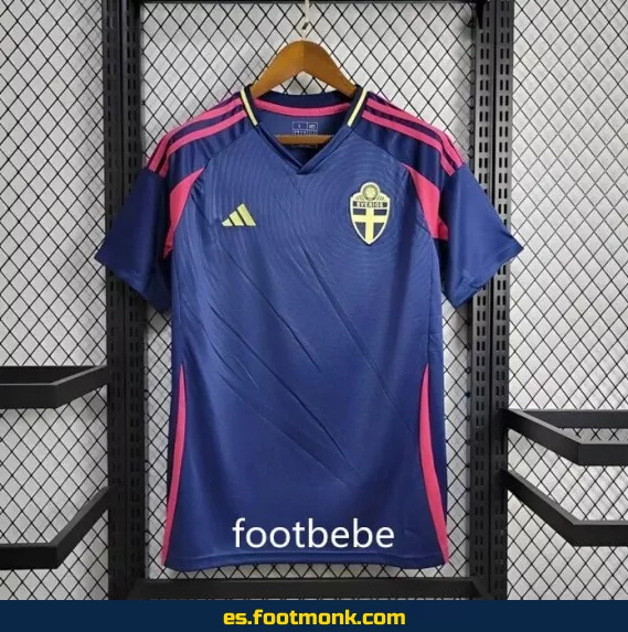 Camiseta de fútbol de Suecia 2024 visitante azul marino – Edición oficial