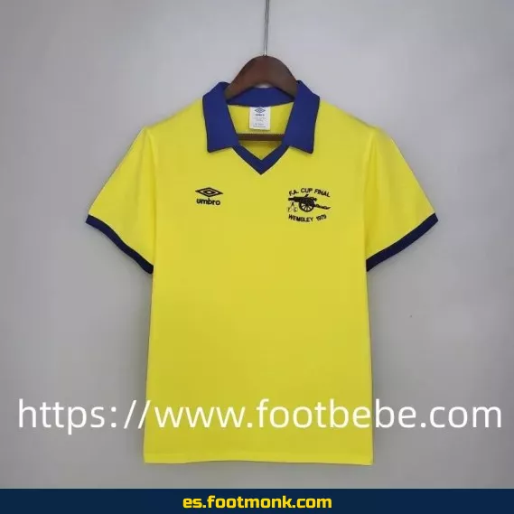 Camiseta retro del Arsenal 1971-1979 - Edición clásica exterior - Réplica oficial