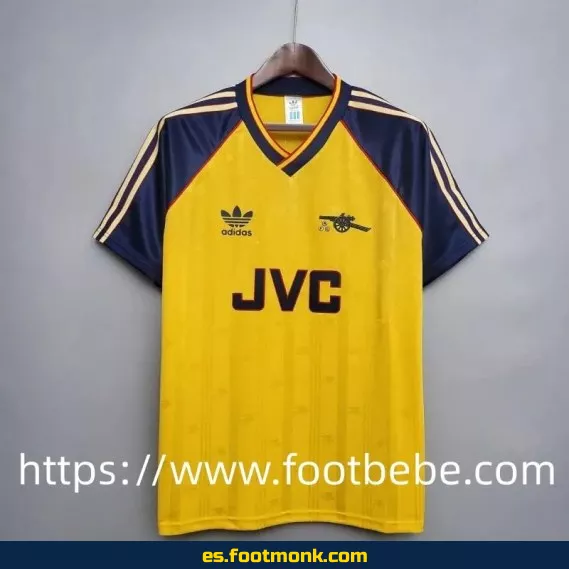 Camiseta retro Arsenal 1986-1988 segunda equipación - Vintage fútbol clásico