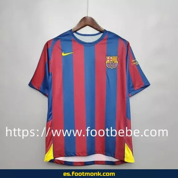 Camiseta retro del FC Barcelona 2005-2006 temporada - Edición clásica oficial - Envío a domicilio