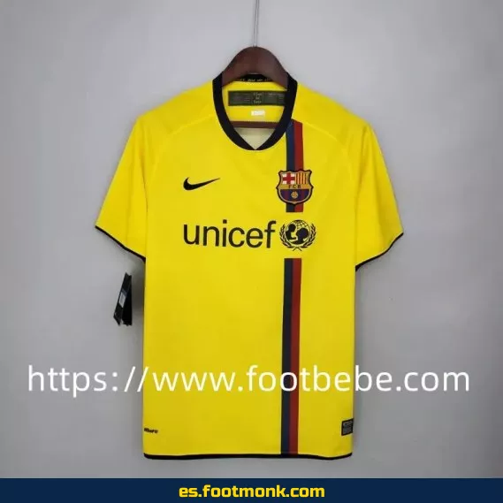 Camiseta retro del FC Barcelona 2008-2009 segunda equipación - Edición vintage - Réplica oficial