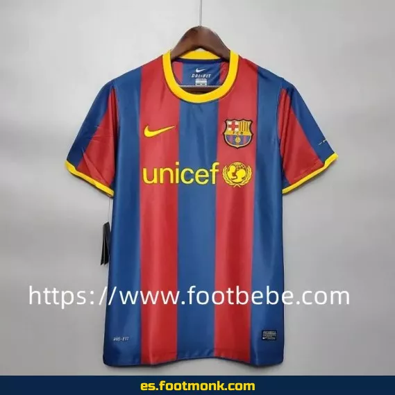 Camiseta retro del FC Barcelona 2010-2011 - Edición especial clásica - Original y de alta calidad