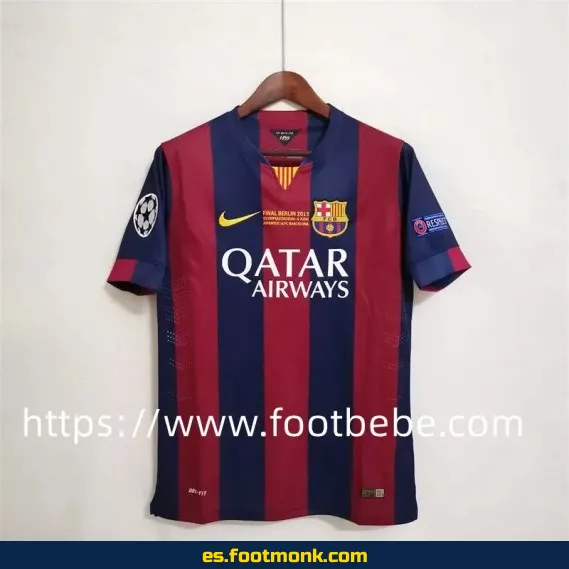 Camiseta retro del FC Barcelona 2014-2015 primera equipación - Edición vintage - Compra oficial
