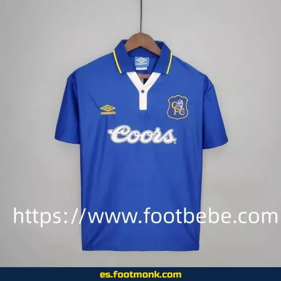 Camiseta retro Chelsea 1995-1997 local azul - Edición clásica de fútbol