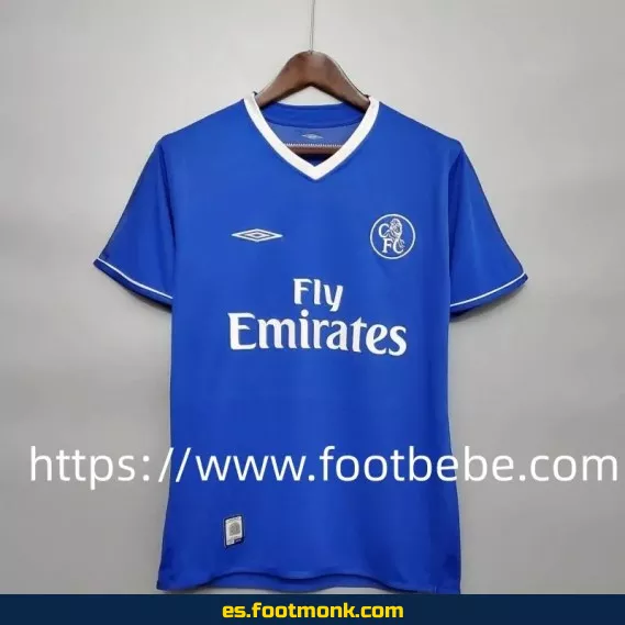 Camiseta retro Chelsea 2003-2005 local azul – Edición clásica de fútbol