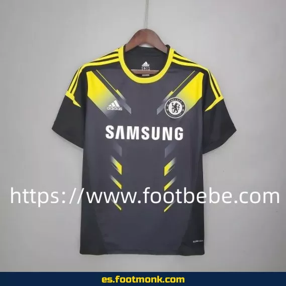 Camiseta retro Chelsea 2012-2013 tercera equipación negra - Edición especial vintage