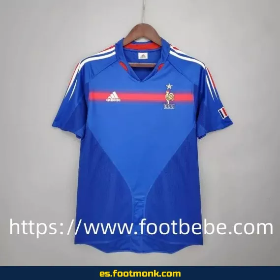 Camiseta retro Francia Eurocopa 2004 local - Edición especial clásica