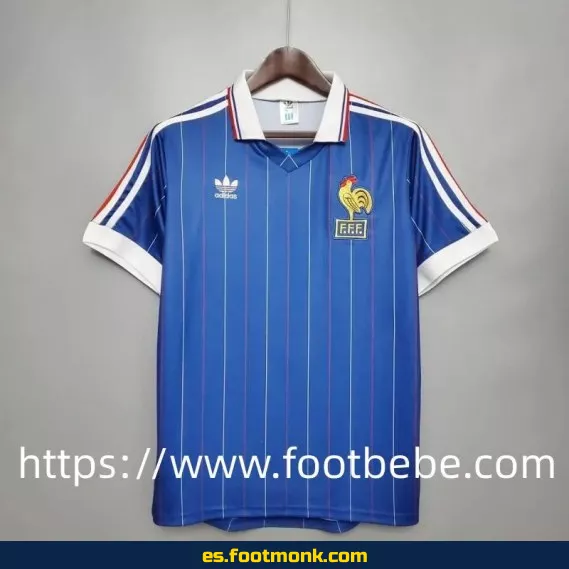 Camiseta retro Francia 1982 Mundial - Edición especial clásica - Réplica oficial