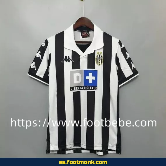 Camiseta retro Juventus 1999-2000 local - Edición clásica - Fútbol vintage - Réplica oficial