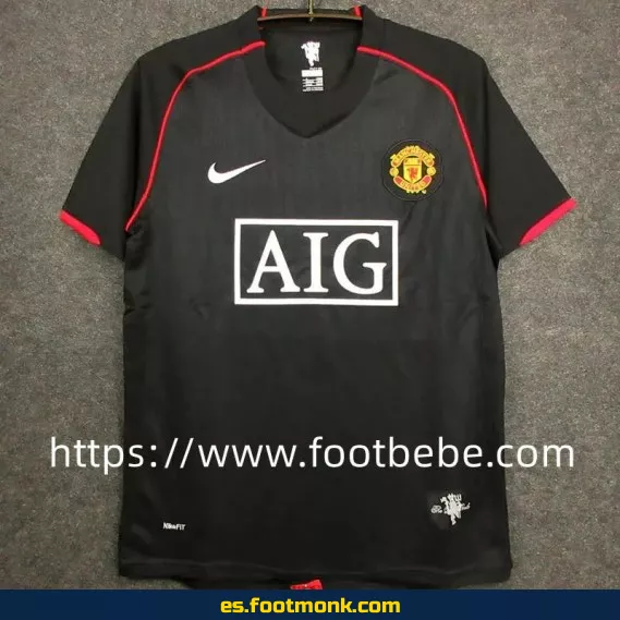 Camiseta retro Manchester United tercera equipación 2007-2008 - Edición vintage